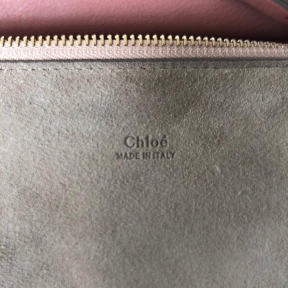 Chloe Medium Faye Shoulder Bag - Misty Rose - Picture 7 of 12